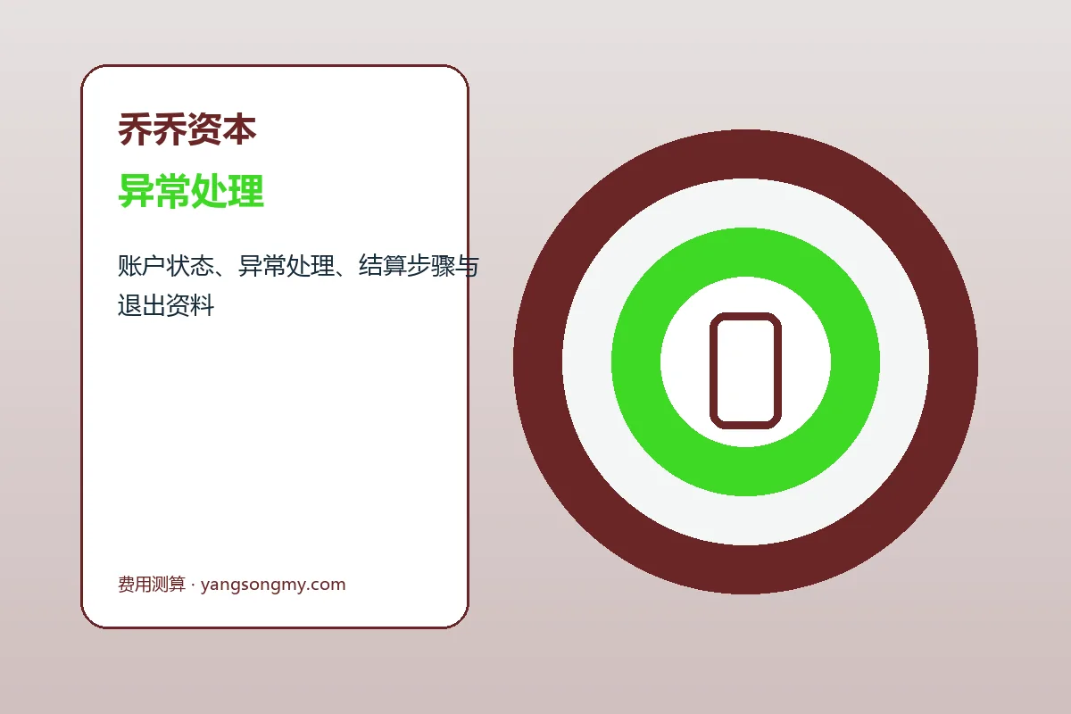 乔乔资本客户支持与服务流程示意